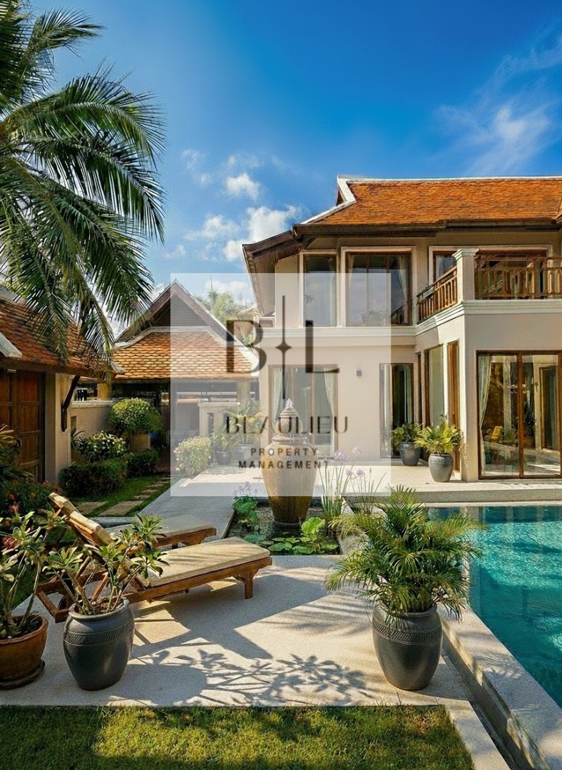 Thabali Village - Modern Boho Luxury Villa 5 Bedrooms - Prime Residential Area - South Pattaya