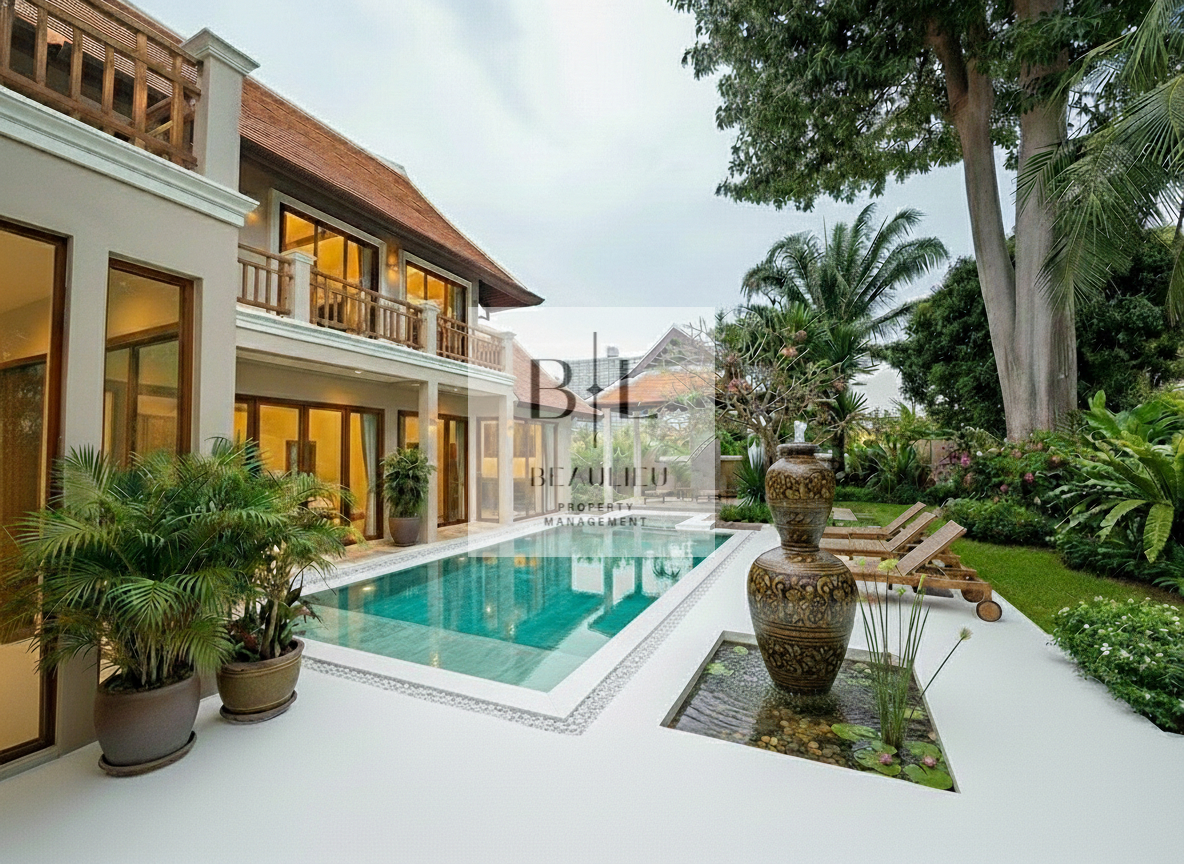 Thabali Village - Modern Boho Luxury Villa 5 Bedrooms - Prime Residential Area - South Pattaya