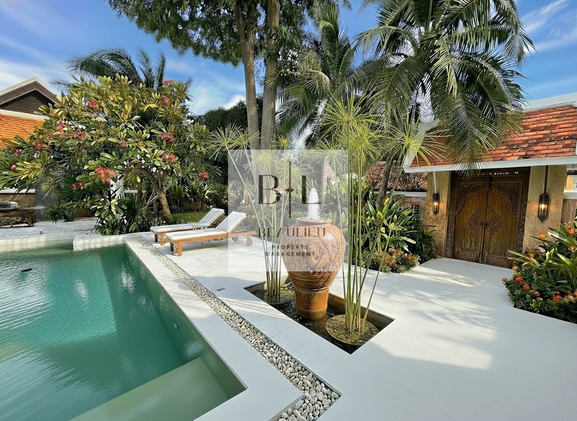 Thabali Village - Modern Boho Luxury Villa 5 Bedrooms - Prime Residential Area - South Pattaya