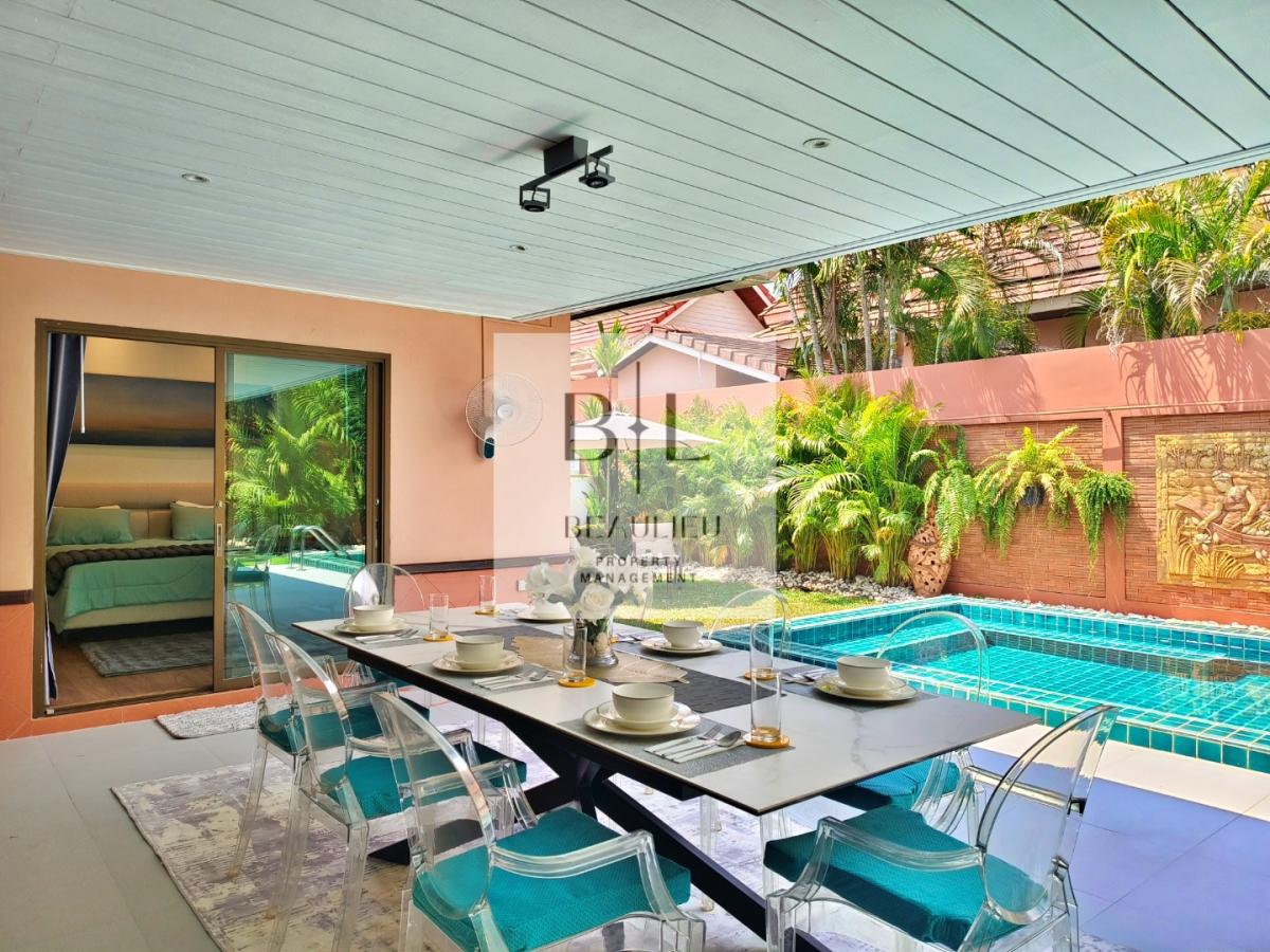 Dhewee Park Bang Saray - Newly Renovated Pool Villa for Rent - 3 Bed Private Pool 