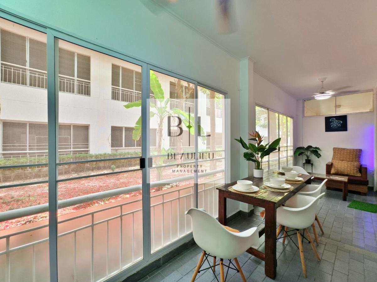 Baan Suan Lalana Jomtien  - Massive 82sqm 1BR Condo for Sale – Foreign Name