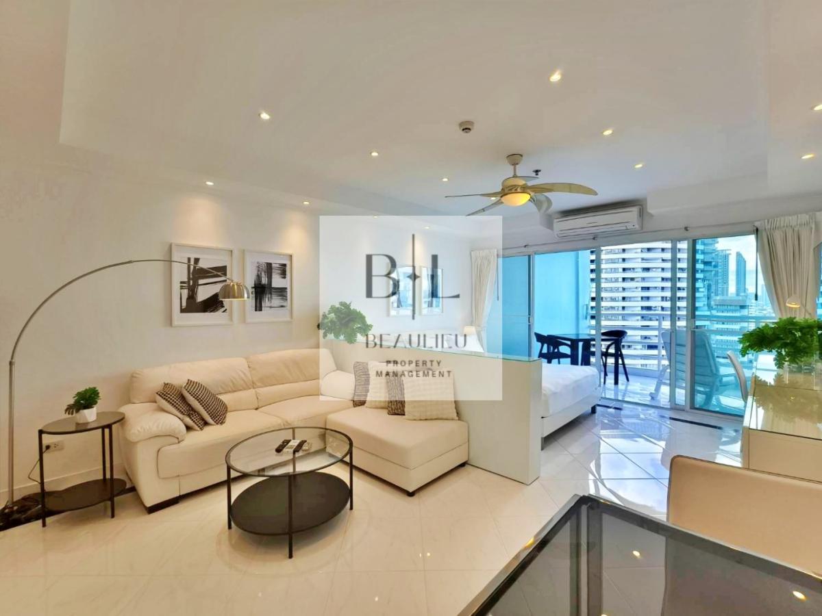 View Talay 7 - Large 49 sqm Studio for rent - Jomtien Beach, Pattaya 