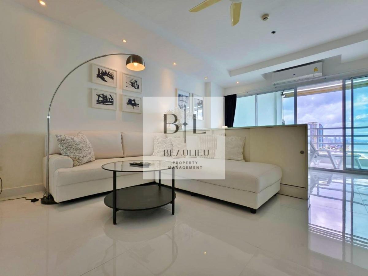 View Talay 7 - Spacious 49 sqm Studio for rent - Sea View - Jomtien Beach 